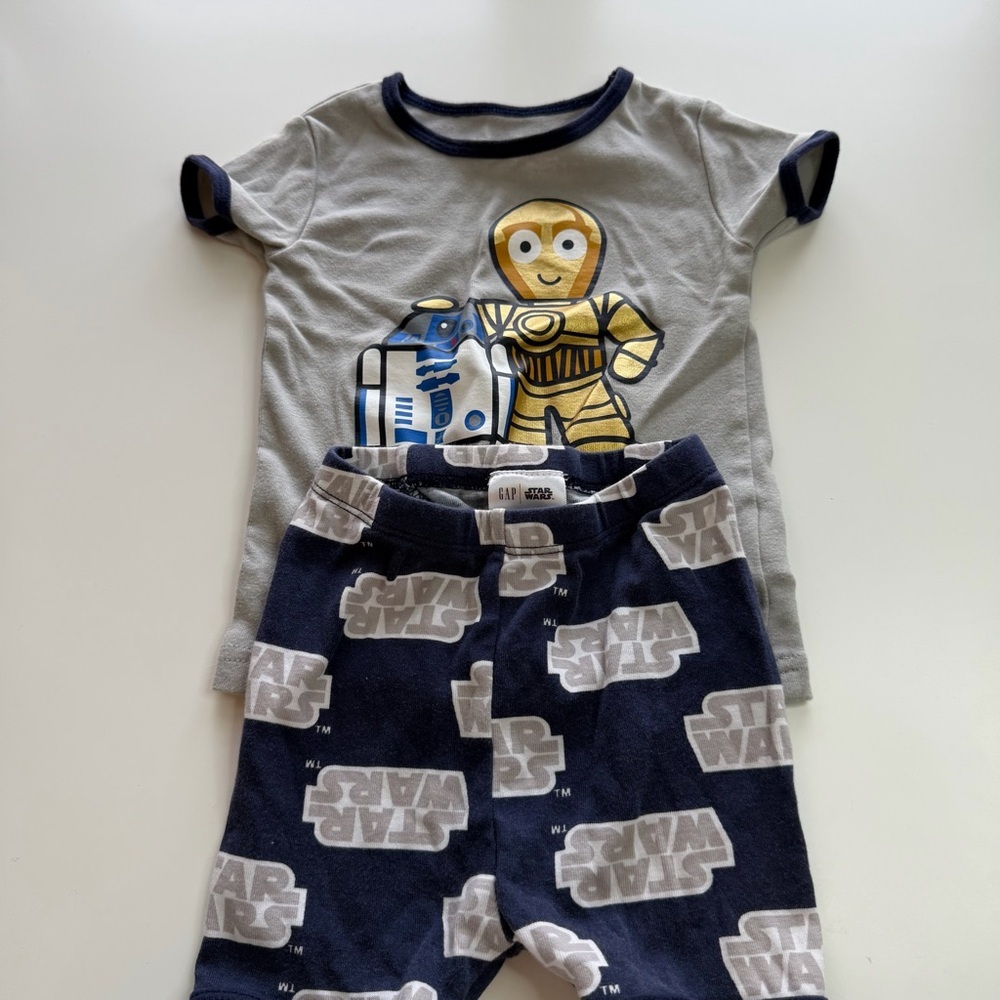 GAP Kids Star Wars Pajama Set - Gray and Blue